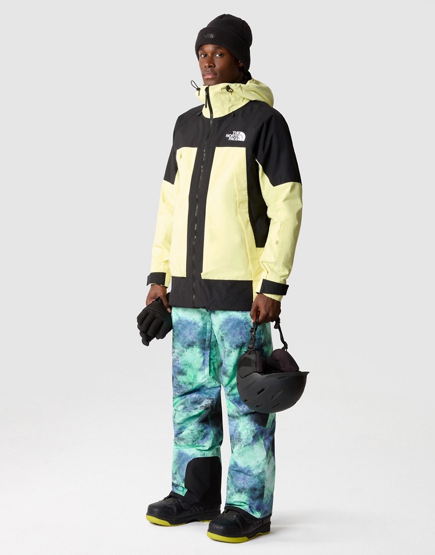 The North Face Ski Balfron jacket in sun sprite and black-Yellow