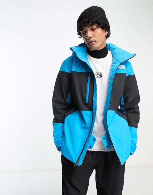 The North Face - Ski Chakal - Veste de ski imperméable et chaude en tissu  DryVent - Noir et bleu