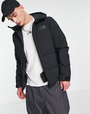The North Face Ski Cirque hooded down insulated ski jacket in black