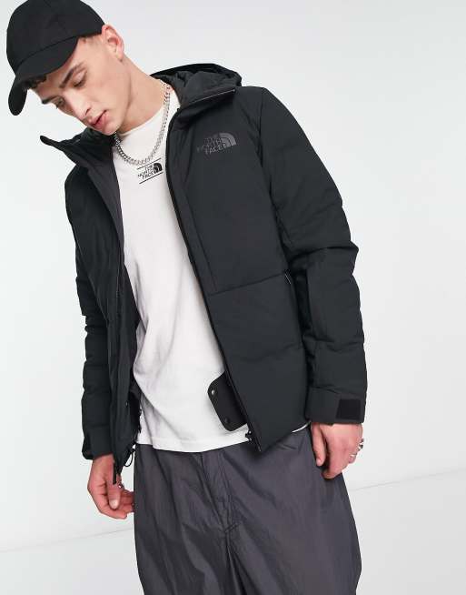 The North Face – Ski Cirque – Mit Daunen isolierte Skijacke mit Kapuze in Schwarz