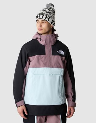 The North Face Ski Driftview anorak in icecap blue-fawn grey