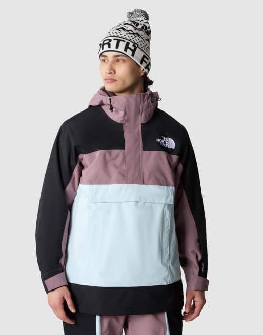 The North Face Ski Driftview anorak in icecap blue-fawn grey | ASOS