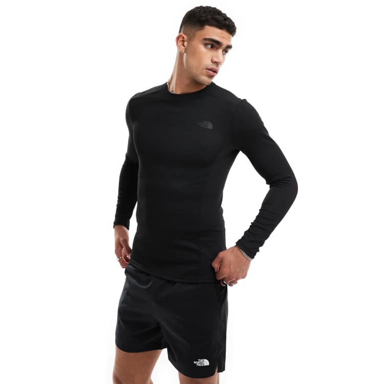 The North Face Ski Easy baselayer long sleeve top in black | ASOS