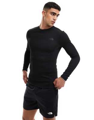 The North Face Ski Easy baselayer long sleeve top in black | ASOS