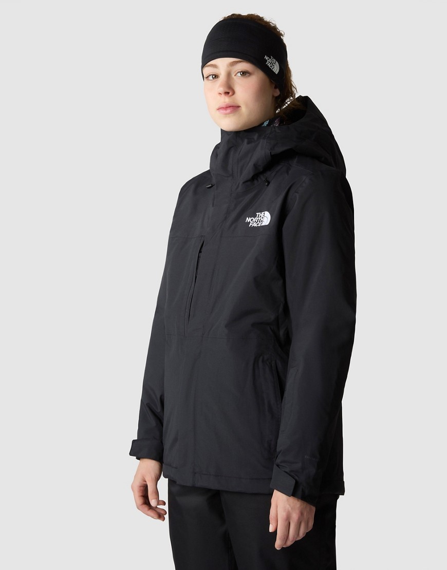 the north face ski freedom insulated jacket in black