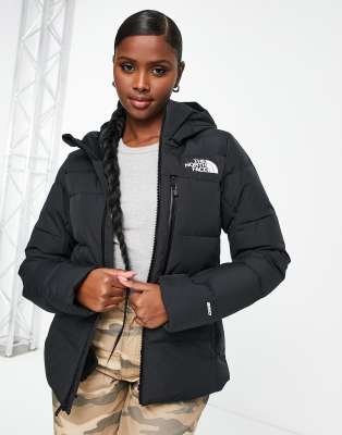 The North Face - Ski Heavenly - Daunen-Skijacke in Schwarz mit Kapuze