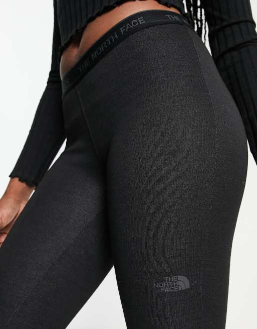 The North Face Ski insulated base layer leggings in black