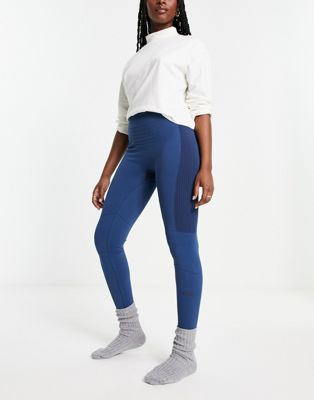 The North Face Ski insulated base layer leggings in blue