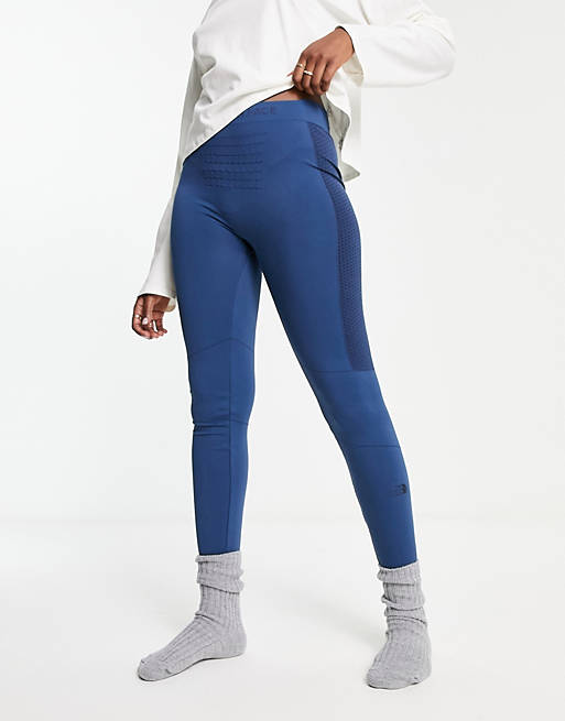 The North Face insulated base layer leggings blue | ASOS