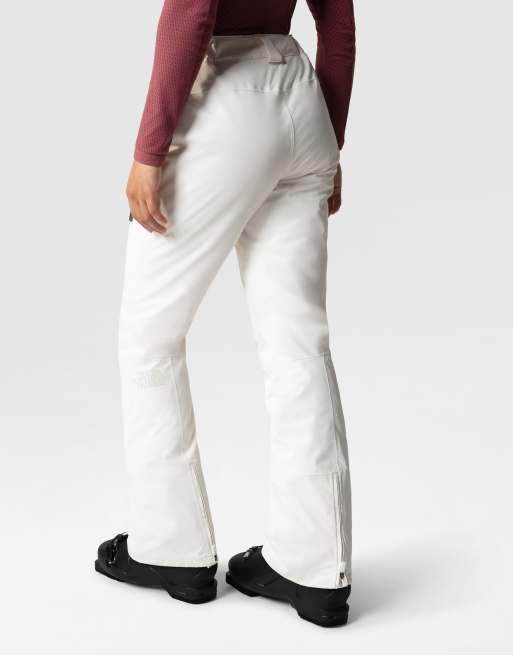 North face white ski hot sale pants