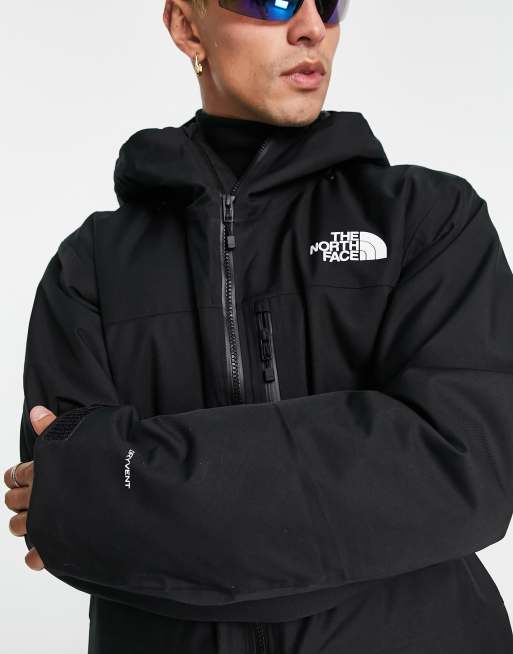The North Face Ski Sickline insulated DryVent waterproof ski jacket in black