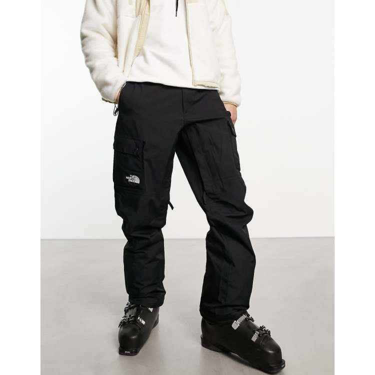 The North Face Ski Slashback Wasserdichte DryVent Skihose in Schwarz mit Cargotaschen ASOS