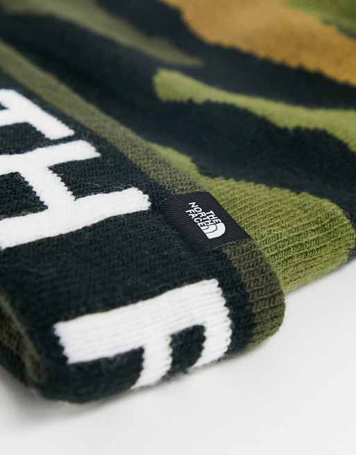 North face camo clearance beanie