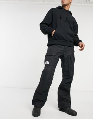 north face cargo pants black