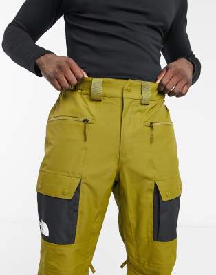 green north face pants