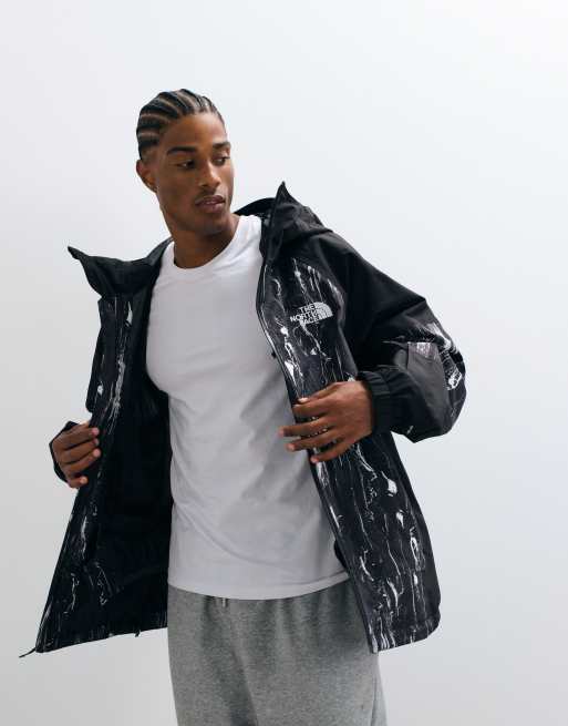 The North Face Slider jacket in black print, 3 of 5