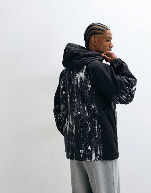 The North Face Slider jacket in black print, 5 of 5