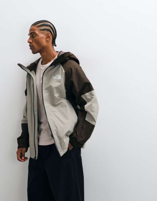 The North Face Slider jacket in stone white and dark brown, 5 of 5