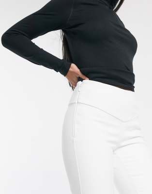 The North Face Snoga pant in white