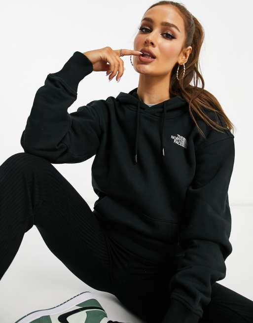 The North Face - Sort oversized essential hættetrøje
