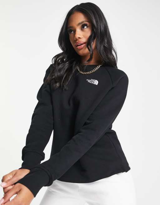 The North Face - Sort oversized sweatshirt med rund hals