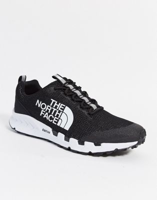 north face black trainers