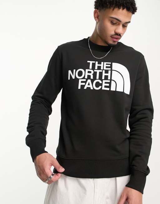 North face black outlet label sweatshirt