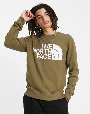 The North Face Standard crew sweatshirt in khaki - ASOS Price Checker