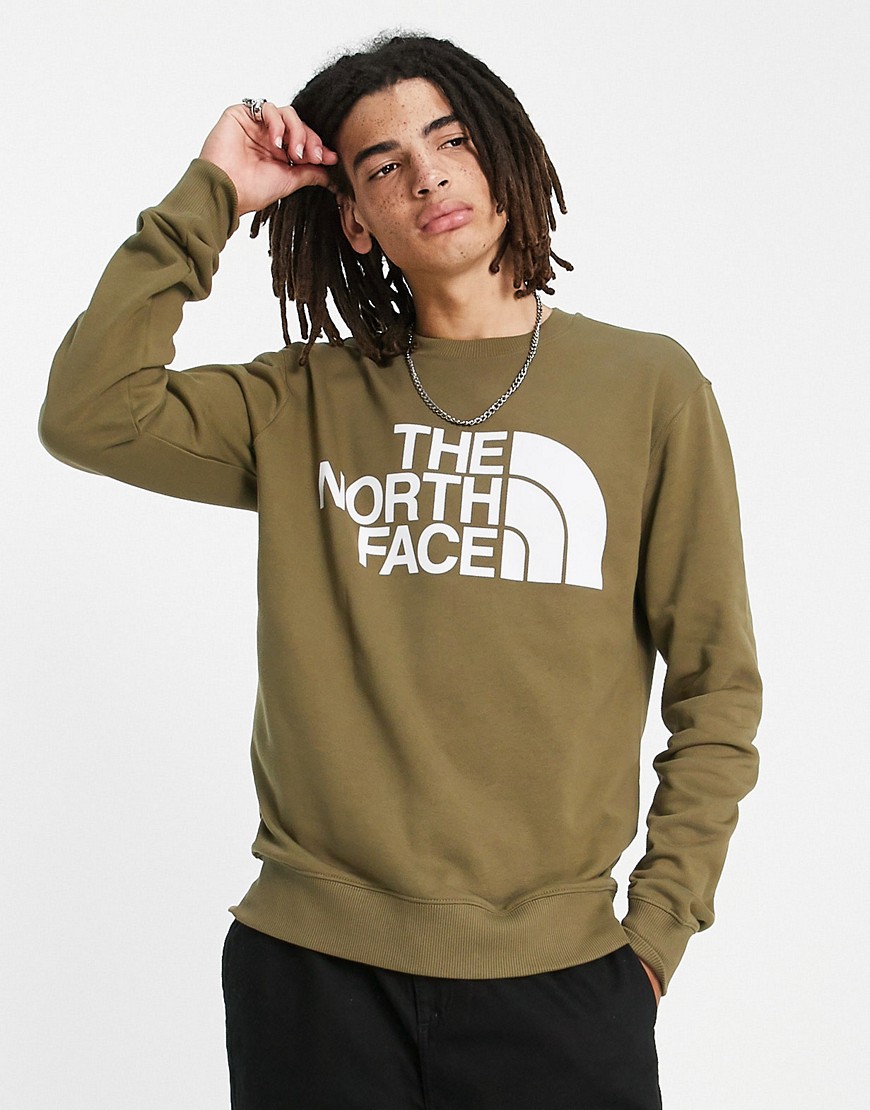 The North Face Standard crew sweatshirt in khaki-Green