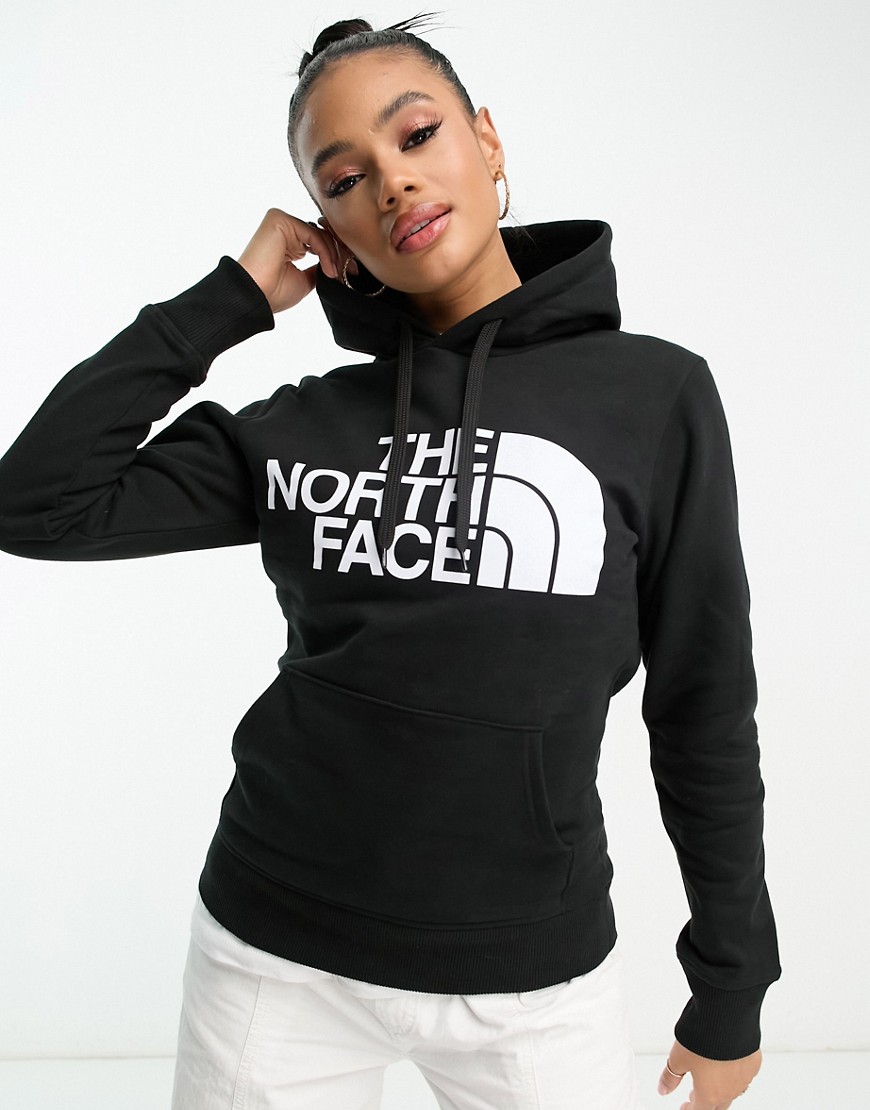 The North Face Standard fleece hoodie in black