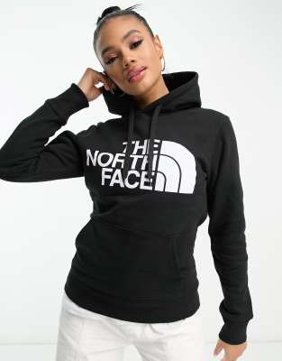 The North Face Standard fleece hoodie in black | ASOS