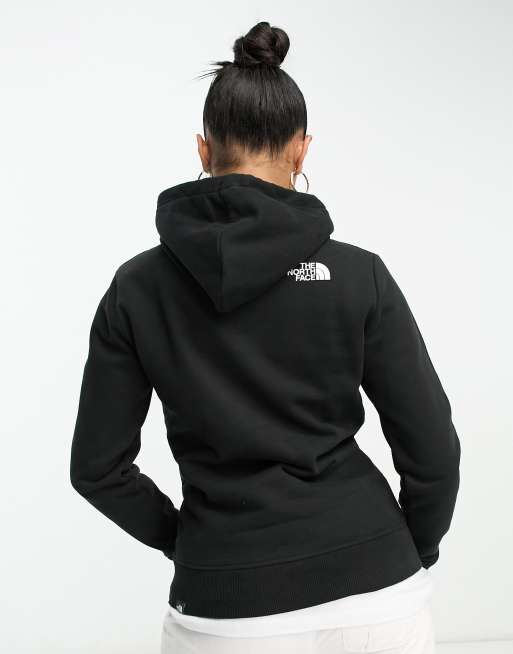 The North Face Standard fleece hoodie in black, 2 of 4