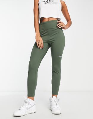 north face khaki leggings
