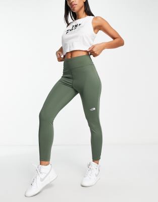 north face khaki leggings