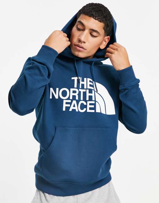 Blue north store face sweatshirt