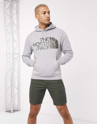 grey north face hoodie