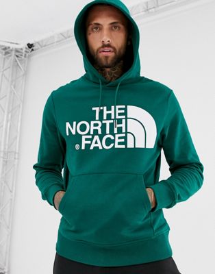 dark green north face hoodie