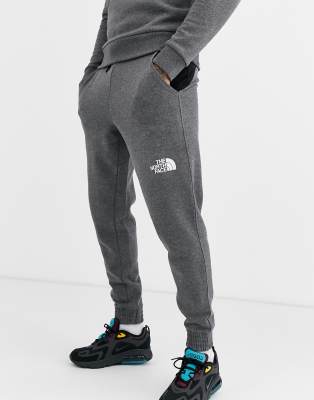 gray north face joggers
