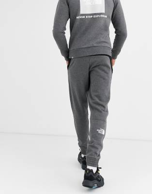 north face dark grey joggers