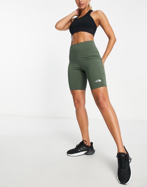 The North Face - Standard - Leggings corti a vita alta kaki, 4 di 4