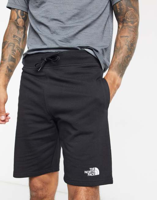 The North Face Standard lightweight fleece shorts in black