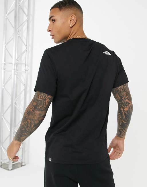 The North Face Standard logo t-shirt in black