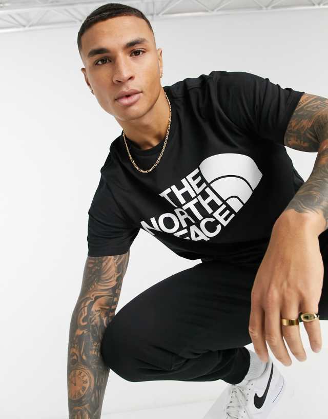 The North Face - standard logo t-shirt in black