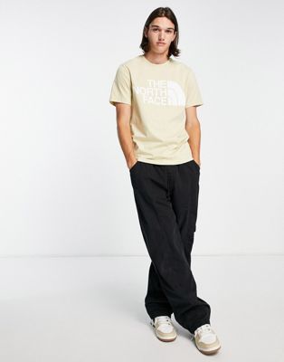 The North Face standard logo t-shirt in stone