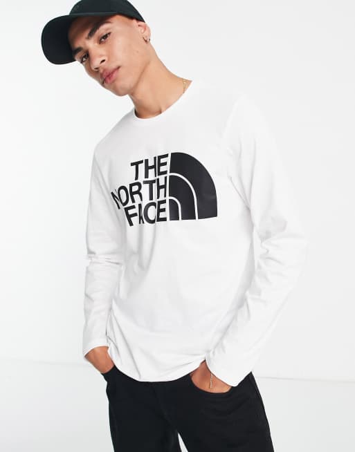 The North Face Standard long sleeve t-shirt in white