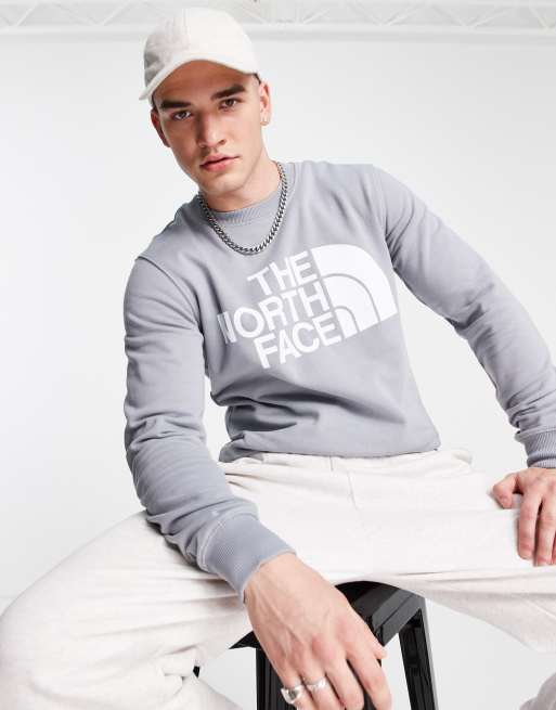 Felpa north face grigia online