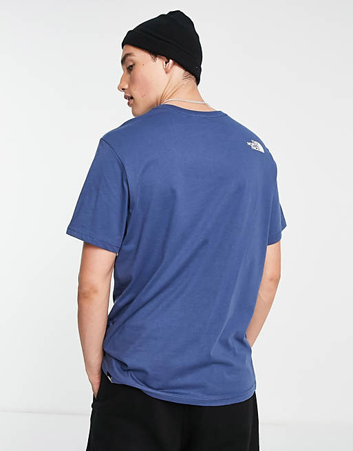 The North Face – Standard – T-Shirt in Marineblau mit Logo | ASOS