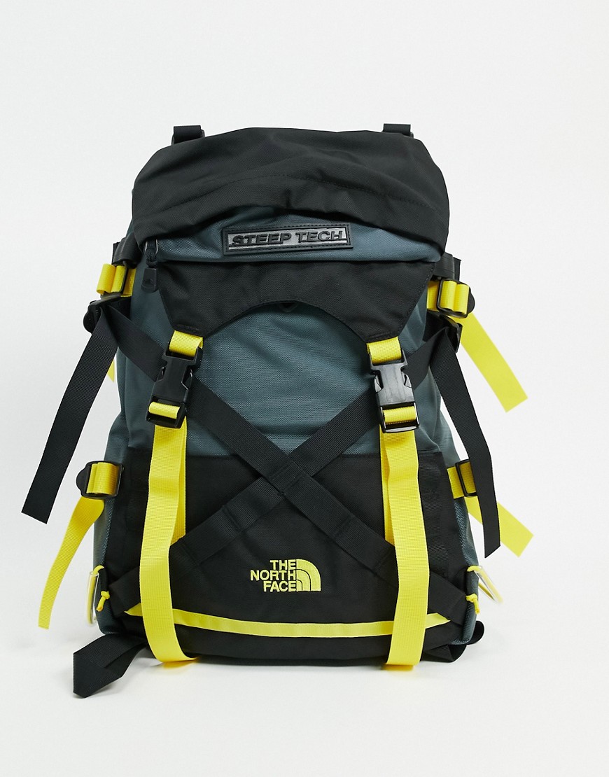 THE NORTH FACE STEEP TECH BACKPACK IN GRAY,NF0A4SJ3TJB
