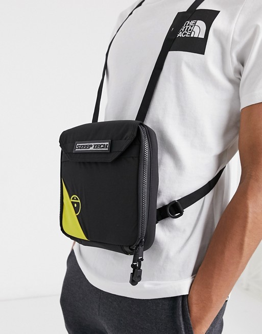 The North Face Steep Tech chest pack bag in black