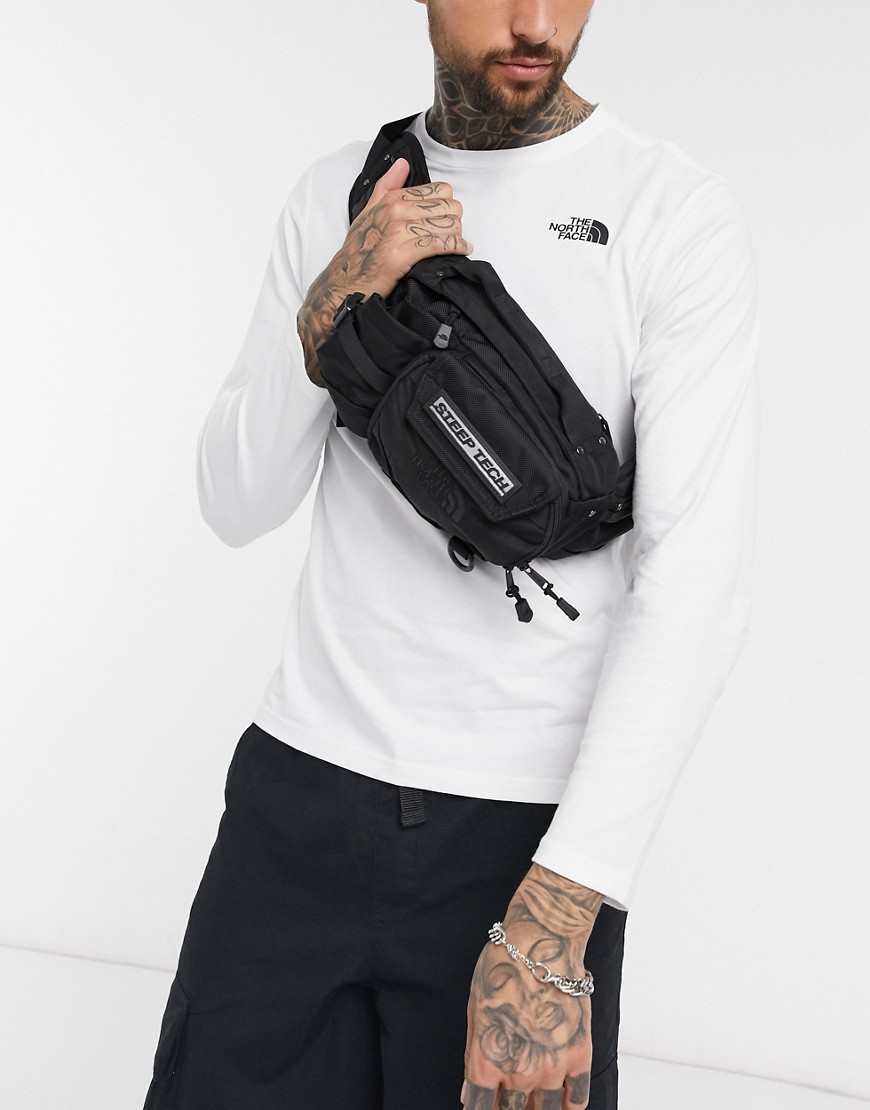 THE NORTH FACE STEEP TECH FANNY PACK IN BLACK,NF0A4SJ4JK3